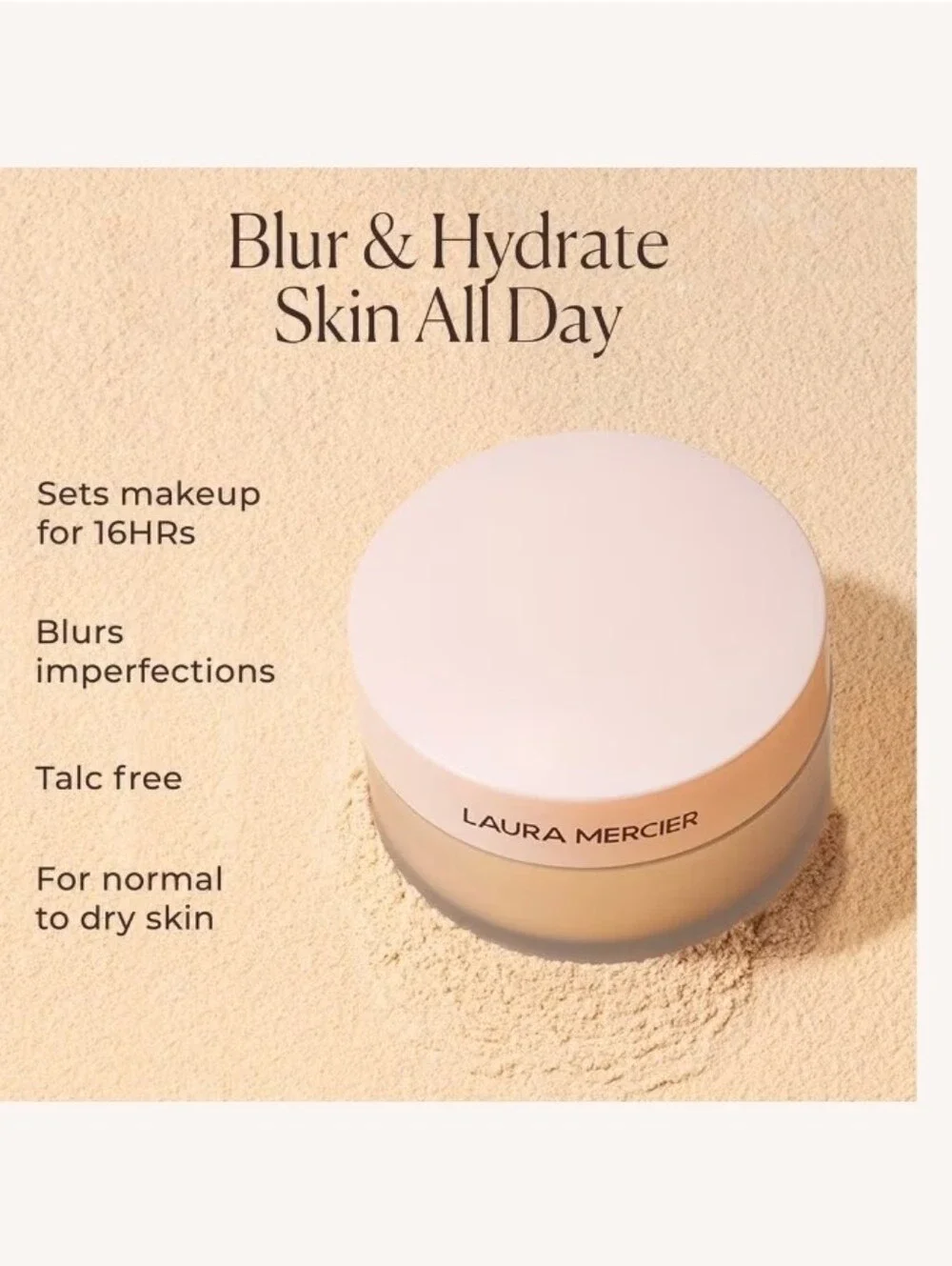 Laura Mercier Translucent Loose Setting Powder Ultra-Blur  Translucent Honey 6g